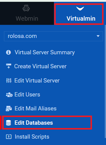 Hw Como Importar Una Base De Datos Desde Virtualmin